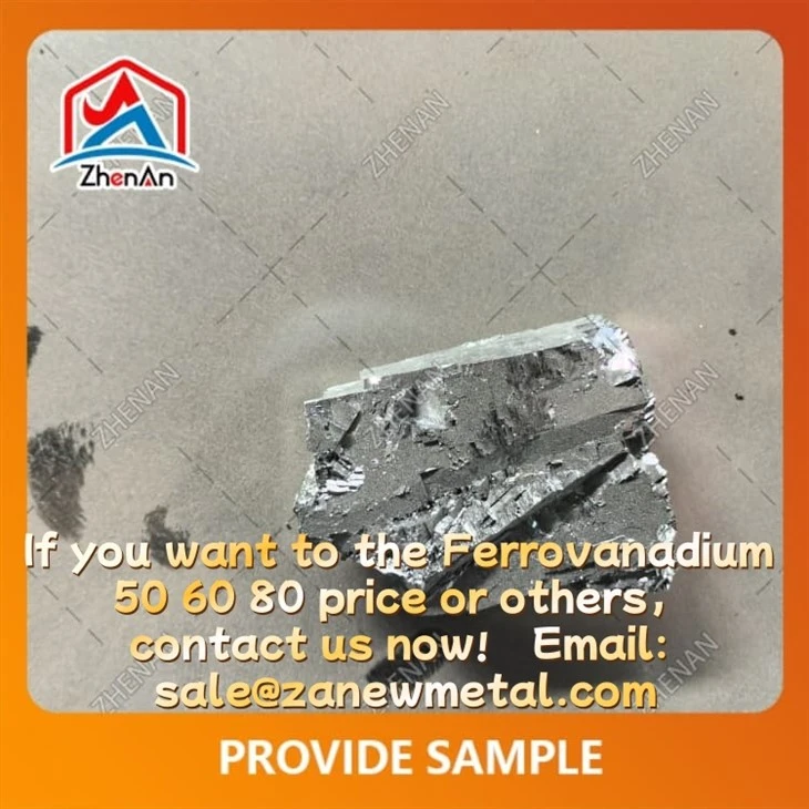 10-50 mm 50% min ferro vanadium